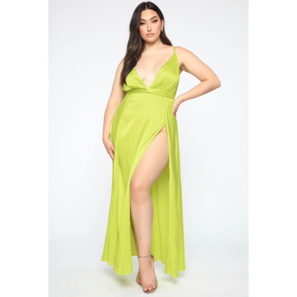 Want You To Stay Satin Maxi Dress